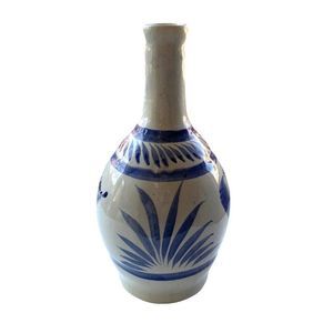 Large 13" Mexican Tonal Jug Folk Art Artisan Vase Home Decor  Mexico 0678